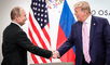 Donald Trump y Vladímir Putin se reunen en Alaska el 15 de agosto de 2025.