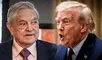 Donald Trump propone demandar a George Soros por supuesta conspiración contra Estados Unidos.