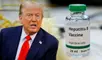 Donald Trump sugiere que no se vacune a recién nacidos contra la hepatitis B, contradiciendo las pautas de la OMS.