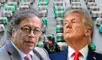 Donald Trump señala a Gustavo Petro como líder narcotraficante.