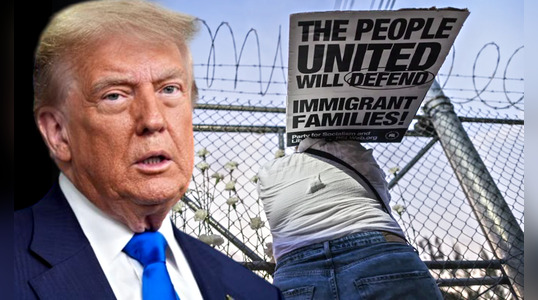 Una encuesta de CBS revela que el 56% de los estadounidenses desaprueban las políticas migratorias de Donald Trump.