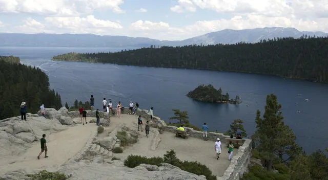 El lago Tahoe es la zona de contagio reportado en el estado. El lago Tahoe es la zona de contagio reportado en el estado.