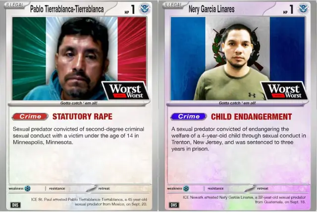  Inmigrantes en el video del Departamento de Seguridad Nacional. Fuente: X   