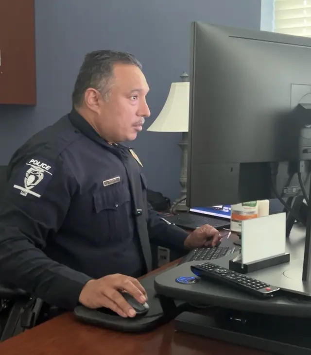  Jesús Rendón en el CMPD. Fuente: Hola News   