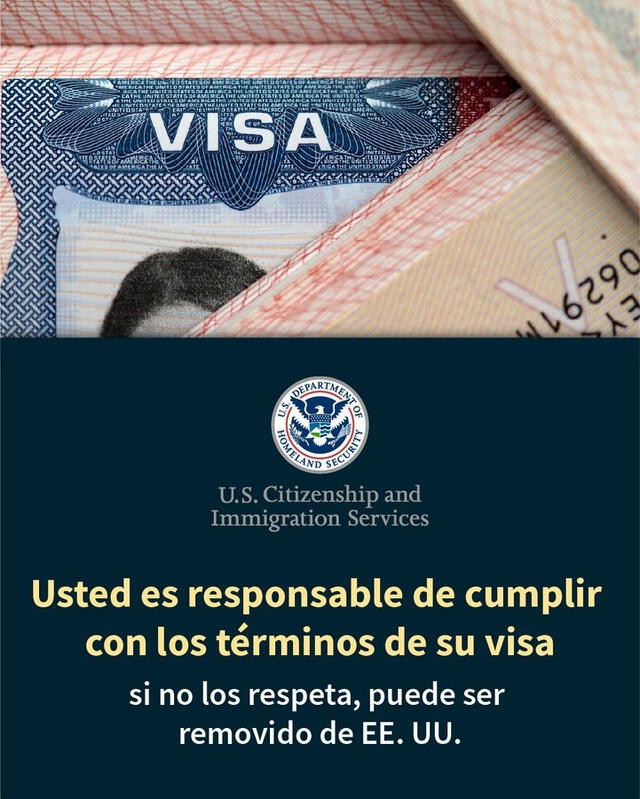  Aviso importante de USCIS para los inmigrantes con visa de trabajo en Estados Unidos. Foto: USCIS/X   
