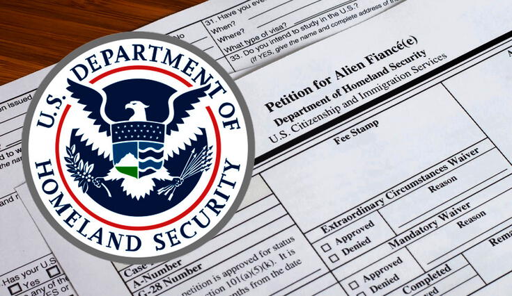 USCIS ofrece el Formulario I-129F para obtener Visa K-1 para prometidos.