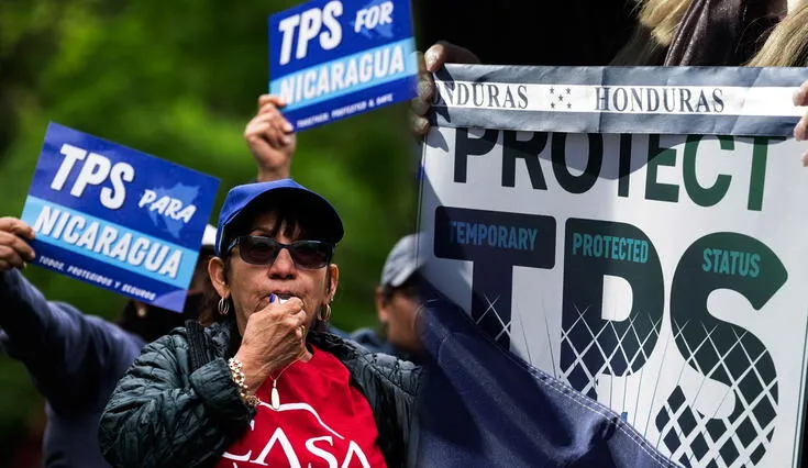 Orden judicial le da la razón al gobierno de Trump y cancela la TPS a inmigrantes de Honduras y Nicaragua.