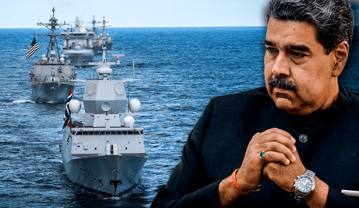 Nicolás Maduro en tensión tras prácticas militares de la fuerza naval de Estados Unidos en el Mar Caribe. Nicolás Maduro en tensión tras prácticas militares de la fuerza naval de Estados Unidos en el Mar Caribe.