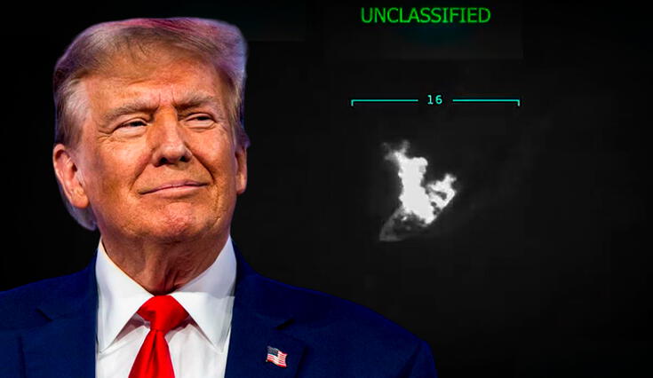 Estados Unidos atacó un barco con drogas que provenía de Venezuela, según Donald Trump.