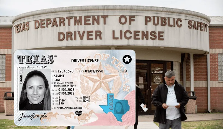 Conoce el nuevo diseño de la licencia de conducir en Texas del DPS.
