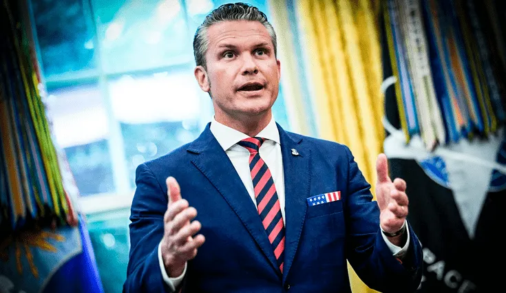 Pete Hegseth instó a los Marines a proteger los intereses de Estados Unidos.