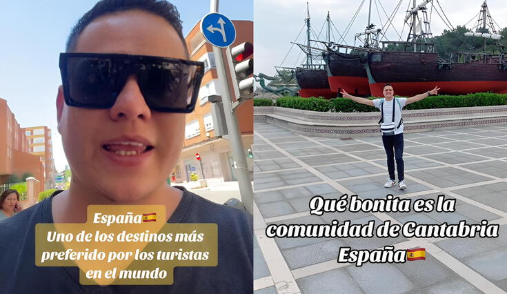 Venezolano en TikTok asegura que España es mejor que Estados Unidos y resalta la calidad de vida.
