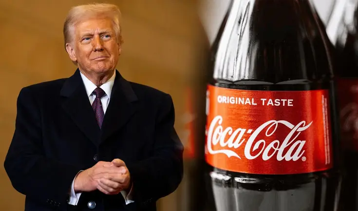 Donald Trump ha propuesto a Coca-Cola cambiar el jarabe de maíz de alta fructosa por azúcar de caña en sus bebidas en EEUU. Donald Trump ha propuesto a Coca-Cola cambiar el jarabe de maíz de alta fructosa por azúcar de caña en sus bebidas en EEUU.