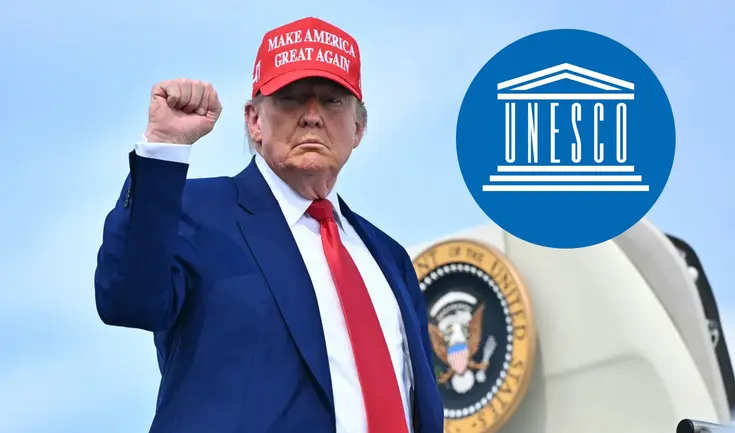 El gobierno de EE.UU. anuncia su retirada de la Unesco por segunda vez. El gobierno de EE.UU. anuncia su retirada de la Unesco por segunda vez.