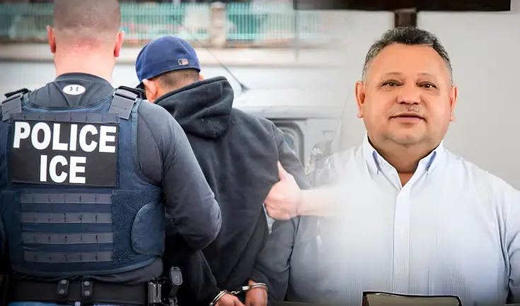 ICE arrestó a Daniel Fuentes Espinal, un pastor en Maryland que se escapó de la crisis en Honduras.