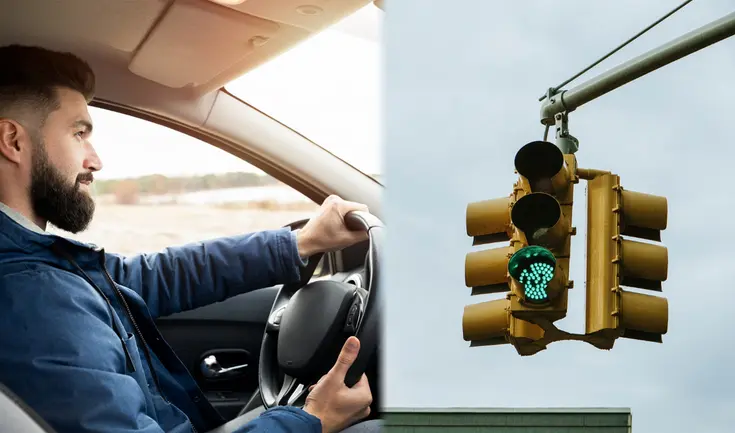 Las autoridades de Florida han introducido luces azules en los semáforos para aumentar la seguridad vial. Las autoridades de Florida han introducido luces azules en los semáforos para aumentar la seguridad vial.