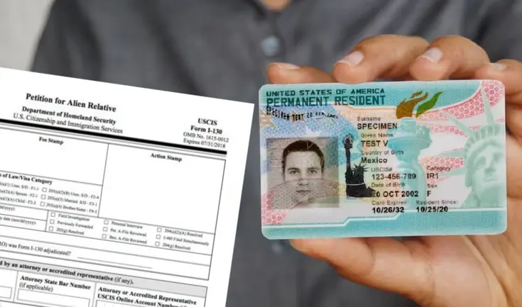 Para obtener la Green Card por familia, es necesario presentar el Formulario I-130 ante USCIS. Para obtener la Green Card por familia, es necesario presentar el Formulario I-130 ante USCIS.