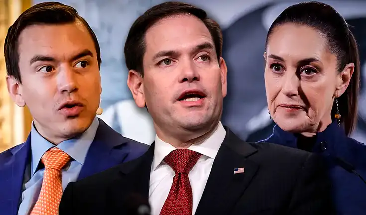 Marco Rubio se reunirá con Claudia Sheinbaum y Daniel Noboa para fortalecer las relaciones entre EE.UU., México y Ecuador. Marco Rubio se reunirá con Claudia Sheinbaum y Daniel Noboa para fortalecer las relaciones entre EE.UU., México y Ecuador.