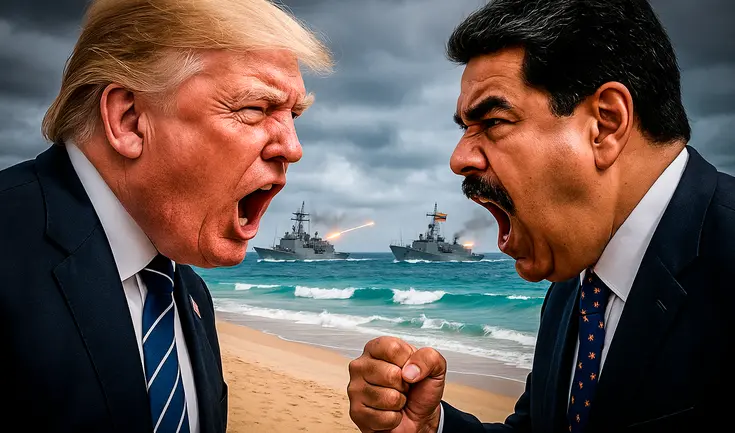 Nicolás Maduro afirmó estar listo para una "lucha armada" contra Estados Unidos si invade Venezuela. Nicolás Maduro afirmó estar listo para una "lucha armada" contra Estados Unidos si invade Venezuela.