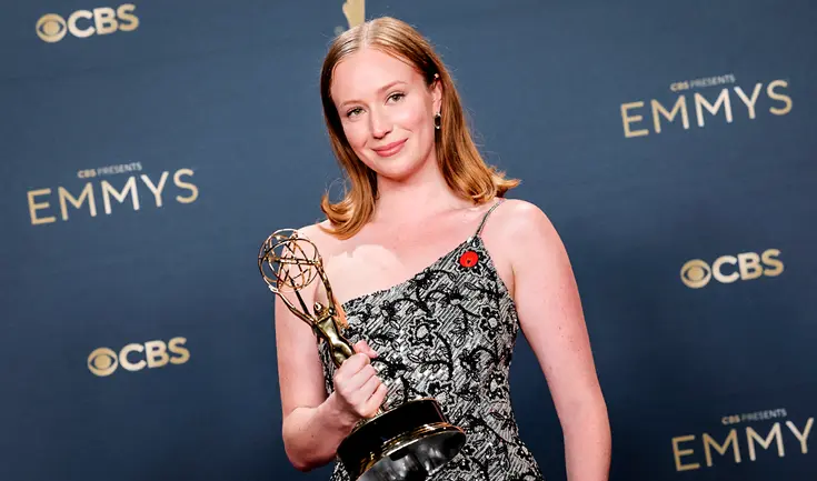 Hannah Einbinder ganó su primer premio Emmy tras interpretar a Ava Daniels en 'Hacks'. Hannah Einbinder ganó su primer premio Emmy tras interpretar a Ava Daniels en 'Hacks'.