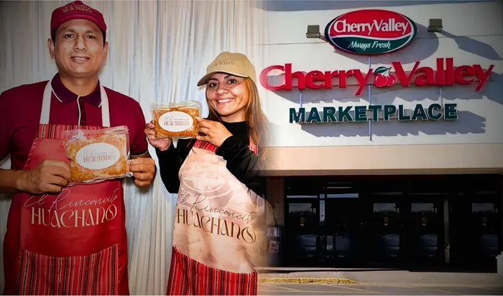 Salchicha huachana artesanal peruana ya se vende en un supermercado de Estados Unidos. Salchicha huachana artesanal peruana ya se vende en un supermercado de Estados Unidos.