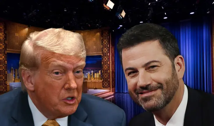 Donald Trump festeja fin del show de Jimmy Kimmel. Donald Trump festeja fin del show de Jimmy Kimmel.