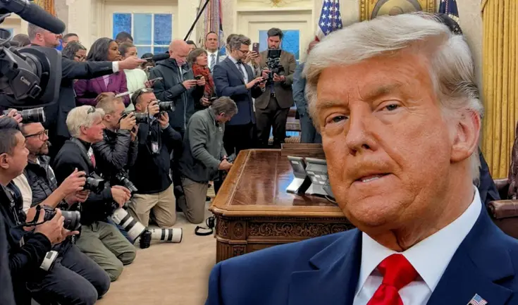 Donald Trump advierte a los medios de comunicación en Estados Unidos.