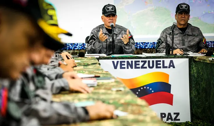 Vladimir Padrino López, ministro de Defensa de Venezuela, asegura que se encuentran "ajusticiados".