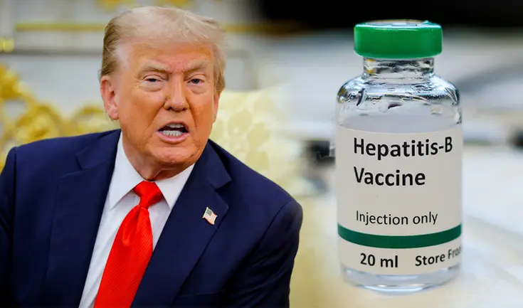 Donald Trump sugiere que no se vacune a recién nacidos contra la hepatitis B, contradiciendo las pautas de la OMS. Donald Trump sugiere que no se vacune a recién nacidos contra la hepatitis B, contradiciendo las pautas de la OMS.
