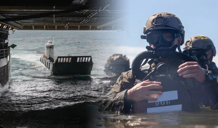 La fuerzas militares de Estados Unidos se encuentran en el Caribe, por las costas de Puerto Rico.