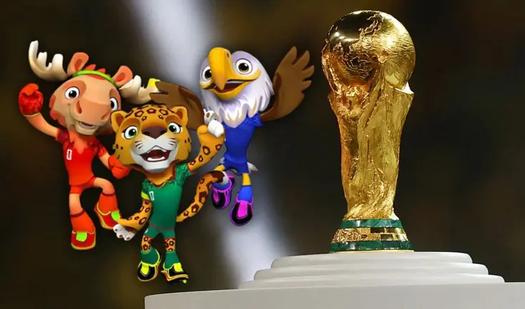 Maple, Zayu y Clutch son las tres mascotas oficiales del Mundial de 2026.