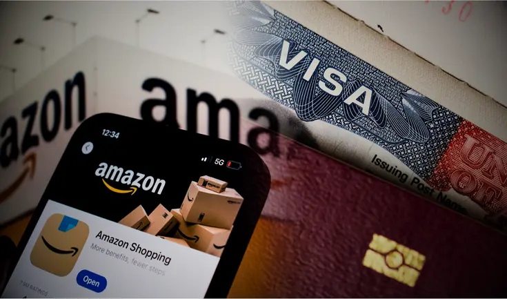 USCIS indica que Amazon y Microsoft encabezan la lista de empresas con más visas H-1B aprobadas en 2025.
