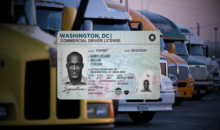 Estados Unidos exige visa y verificación migratoria a camioneros extranjeros para emitir licencias de conducir.