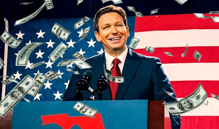 Ron DeSantis respalda el aumento del sueldo mínimo en Florida.