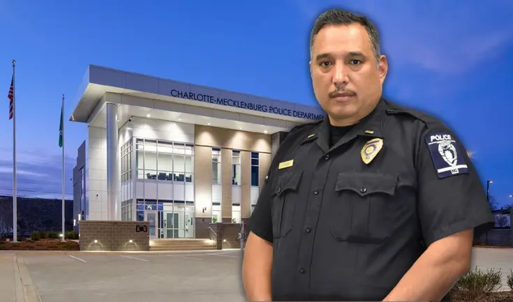 Jesús Rendón es mayor en el Departamento de Policía de Charlotte-Mecklenburg.