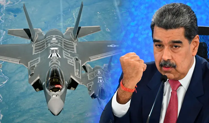 Gobierno de Nicolás Maduro denuncia incursión de cazas F-35 de EE.UU. cerca de Venezuela.