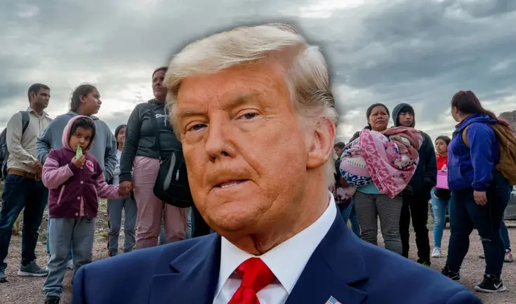 Donald Trump ofrece dinero a niños inmigrantes para abondanar Estados Unidos.