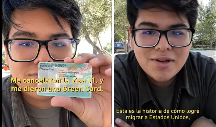 El joven peruano reveló que sus asesores en Estados Unidos se sorprendieron por la estrategia legal que había usado para la Green Card.