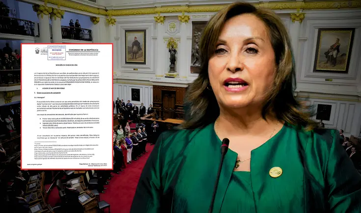 Congreso del Perú impulsa la vacancia de Dina Boluarte por incapacidad moral.