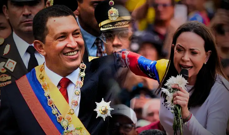 María Corina Machado encaró a Hugo Chávez en la Asamblea Nacional de Venezuela. María Corina Machado encaró a Hugo Chávez en la Asamblea Nacional de Venezuela.
