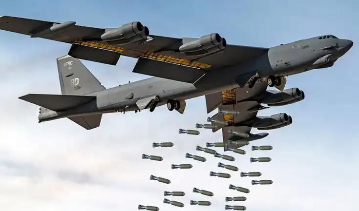 Los bombarderos B-52 de Estados Unidos fueron detectados cerca a aguas venezolanas. Los bombarderos B-52 de Estados Unidos fueron detectados cerca a aguas venezolanas.