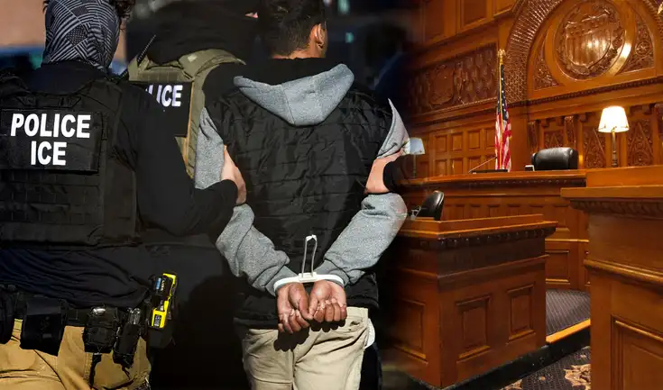 Un juez del condado de Cook prohíbe a ICE realizar arrestos por faltas civiles cerca de los tribunales de Chicago. Un juez del condado de Cook prohíbe a ICE realizar arrestos por faltas civiles cerca de los tribunales de Chicago.