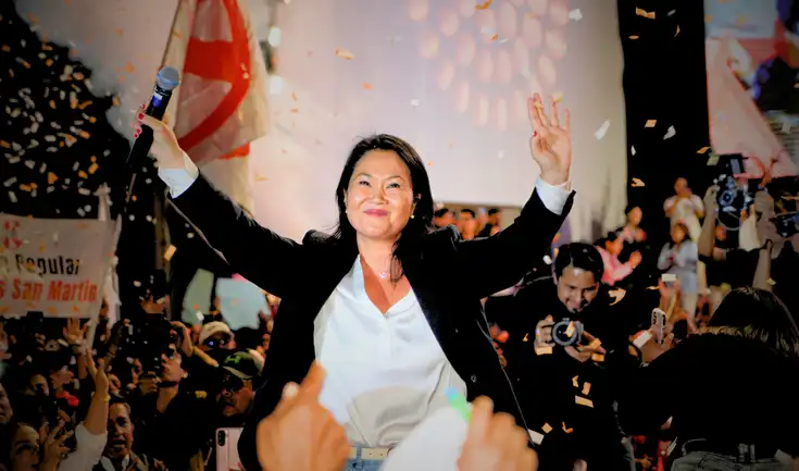 Keiko Fujimori anunció su cuarta postulación a la presidencia del Perú con Fuerza Popular. Keiko Fujimori anunció su cuarta postulación a la presidencia del Perú con Fuerza Popular.