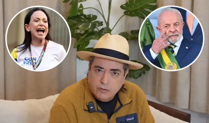 Jaime Bayly habla sobre postura de María Corina Machado sobre Lula da Silva.