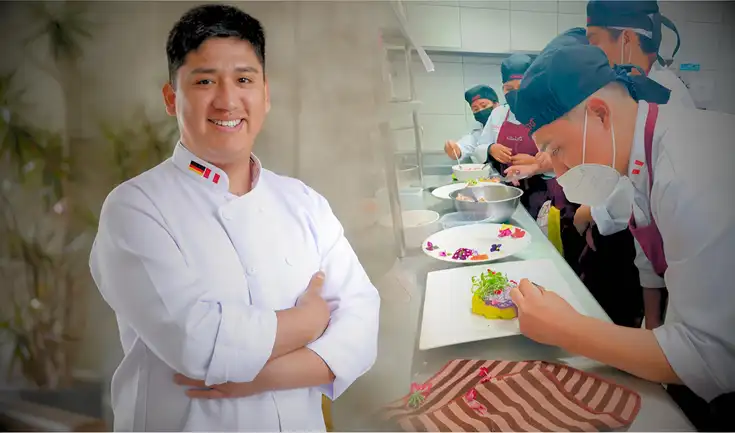 Peruano triunfa como chef en Alemania tras estudiar Gastronomía y trabajar como lavaplatos.