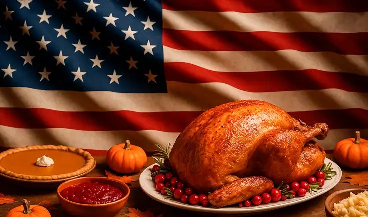 En el Día de Acción de Gracias, familias en Estados Unidos se reúnen para compartir una comida especial y agradecer.