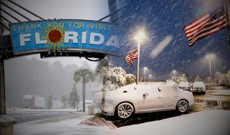 Ola de frío histórica en Florida con récords de bajas temperaturas en Miami, Tampa y Orlando.