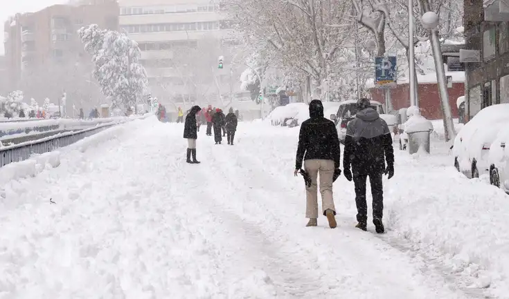 España se encuentra afectada con temperaturas máximas de 3° y 4°.