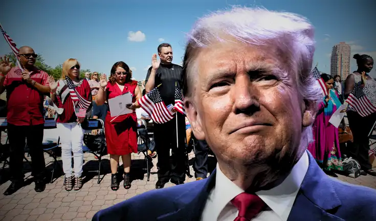 Gobierno de Donald Trump podría revocar la ciudadanía americana a inmigrantes naturalizados condenados por delitos graves. Gobierno de Donald Trump podría revocar la ciudadanía americana a inmigrantes naturalizados condenados por delitos graves.