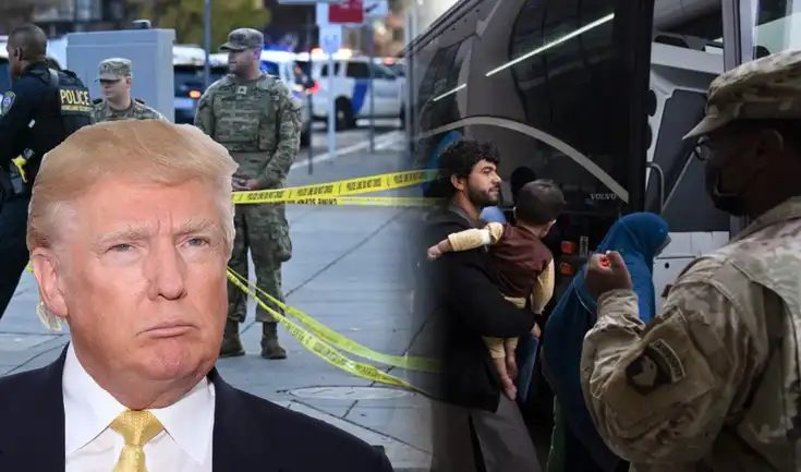 El presidente Donald Trump calificó el tiroteo en Washington como un "acto de terror". El presidente Donald Trump calificó el tiroteo en Washington como un "acto de terror".